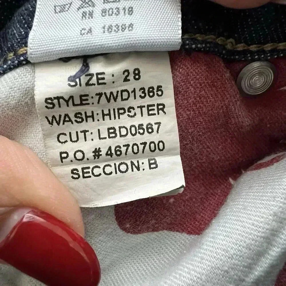 Lucky Brand Dark Wash Lola Bootcut‎ Jeans Women's 6/28 - Picture 13 of 14